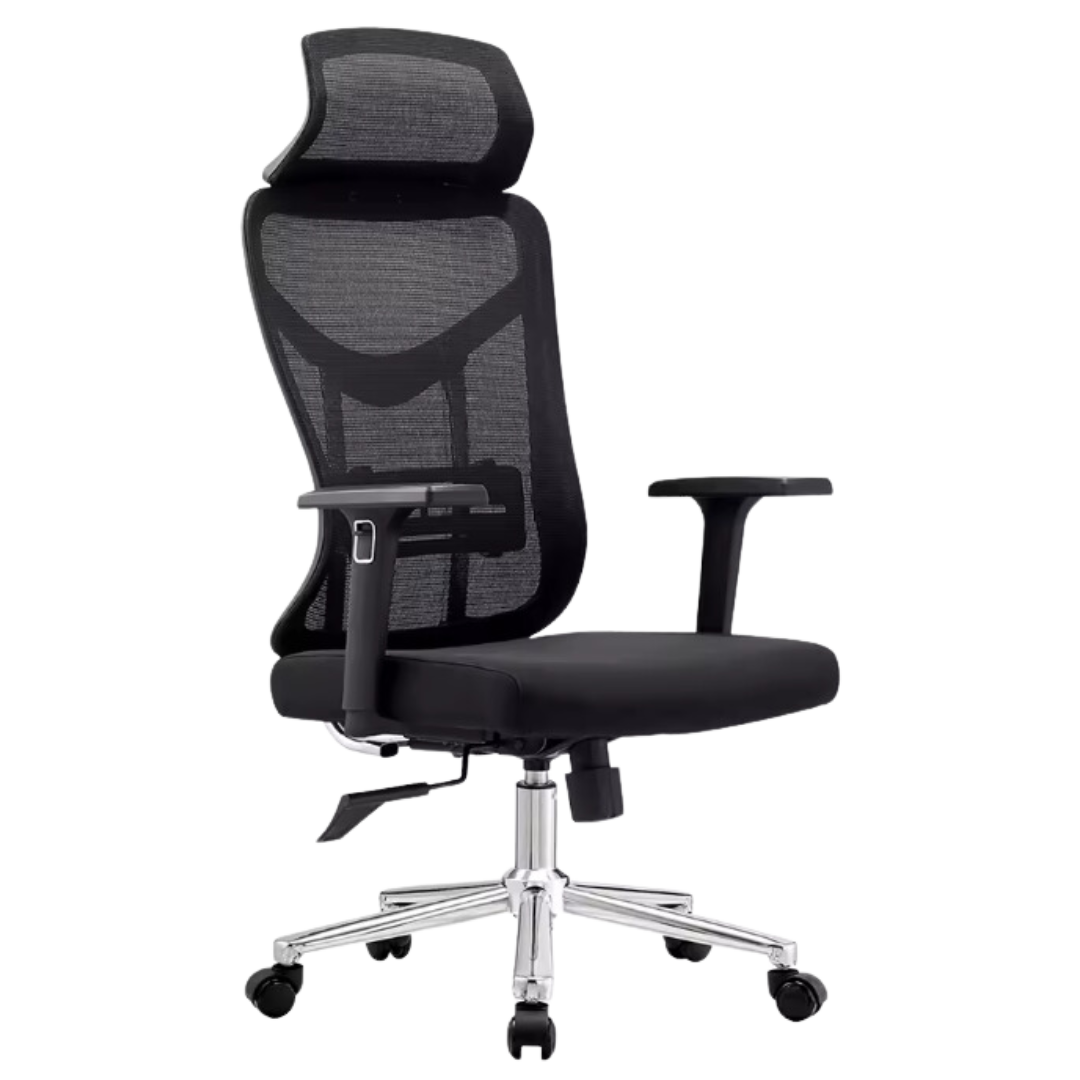 Chaise ergonomique réf 911S ( DOSSIER EN ALUMINIUM )