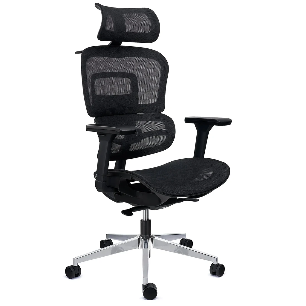 Chaise Ergonomique 627A Noir et Gris