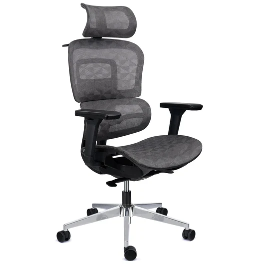 Chaise Ergonomique 627A Noir et Gris